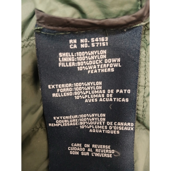 Tommy Hilfiger DUCK DOWN Packable Puffer Jacket Mens Sz XL Black Light Travel - Picture 15 of 16